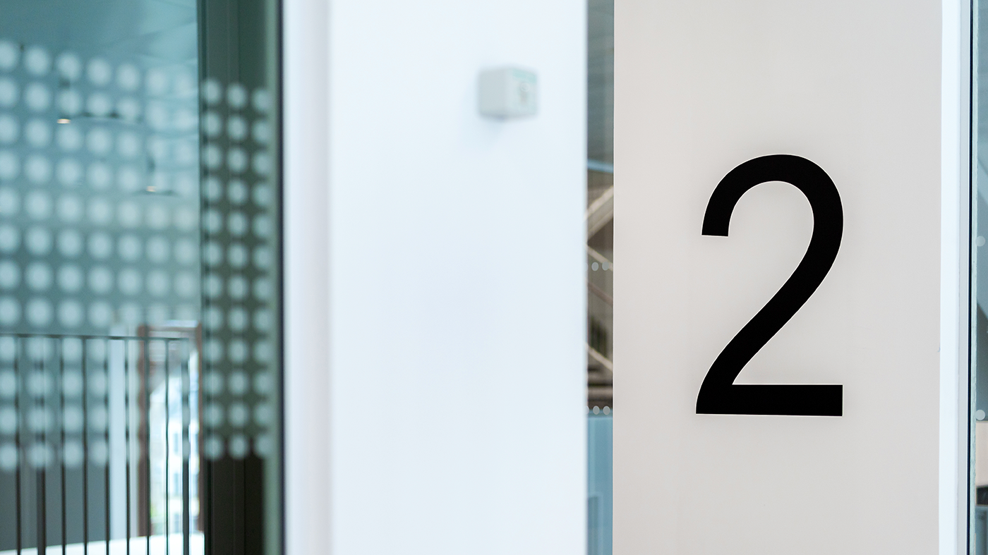 Nummerering af etagerne på Nordøstamager skole