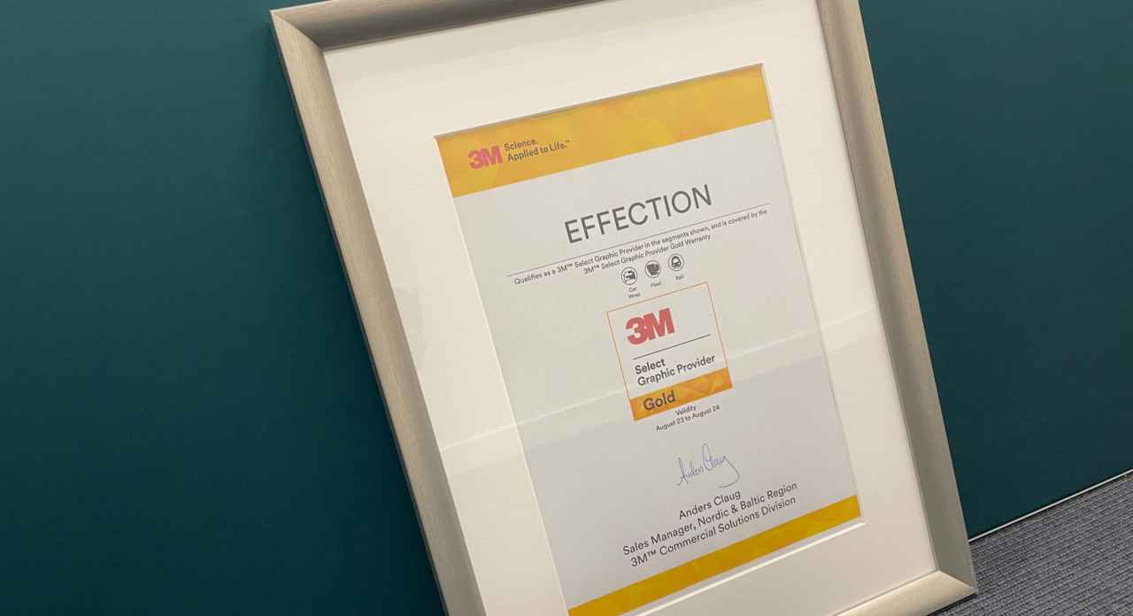 Effection er blevet 3M Gold Select Partner