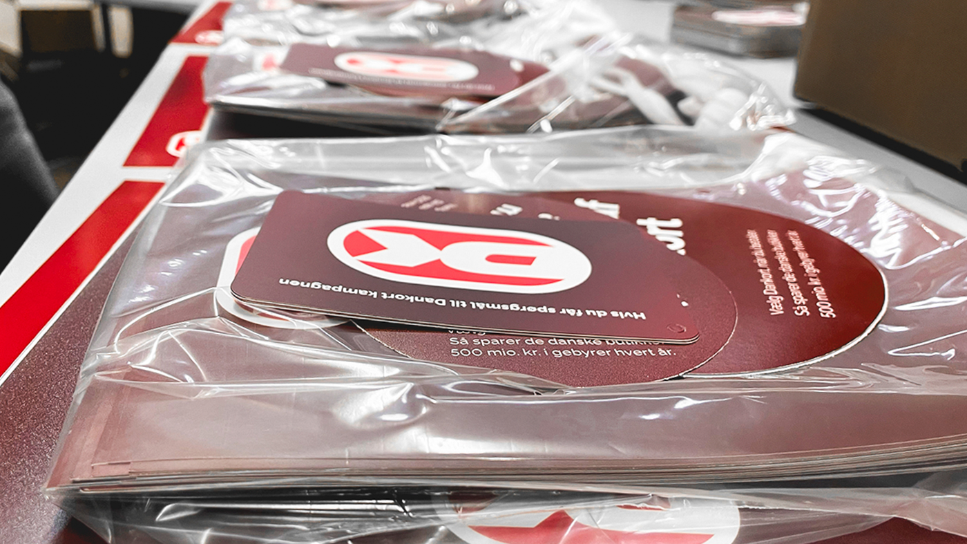 Alt blev pakket systematisk og blev tilpasset den enkelte butiks behov