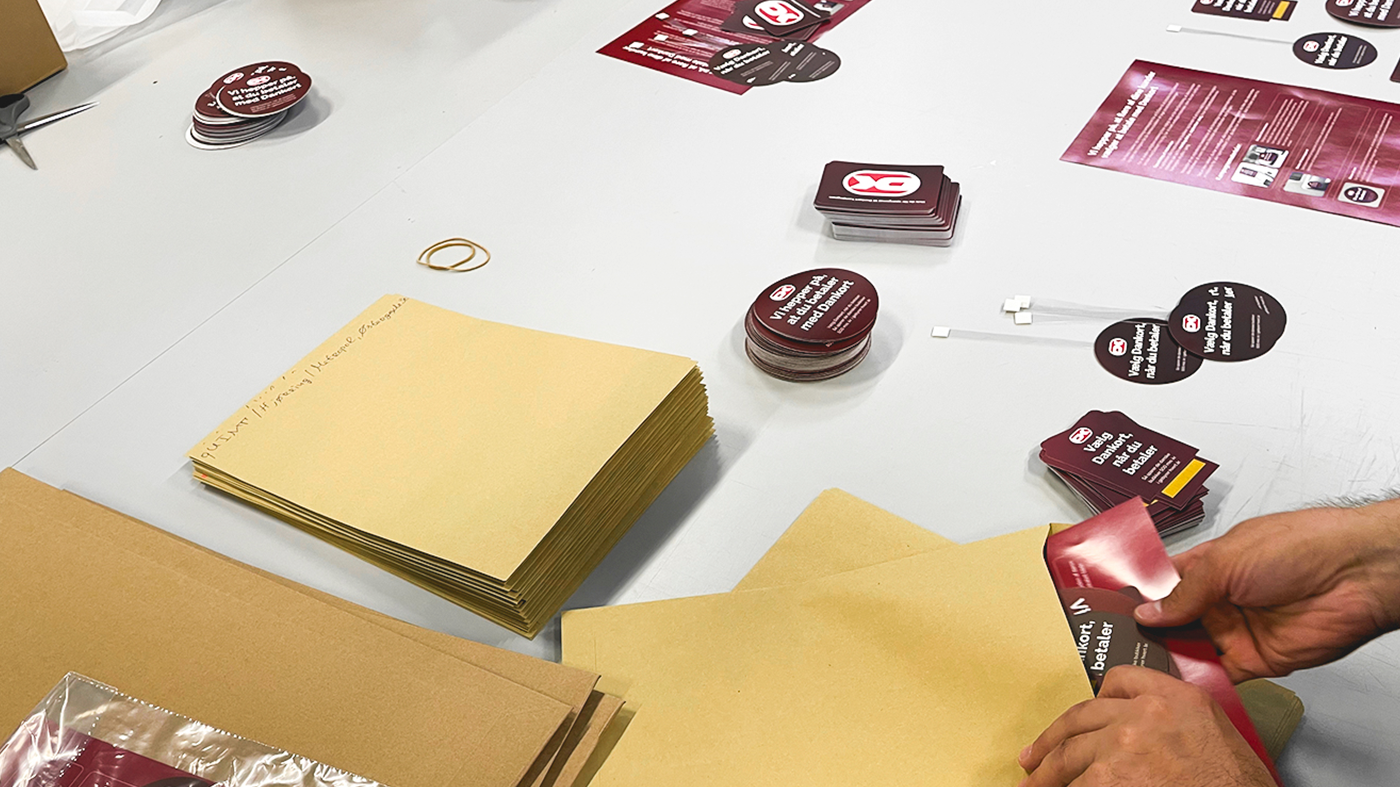 Pakning af Nets' Dankort kampagne