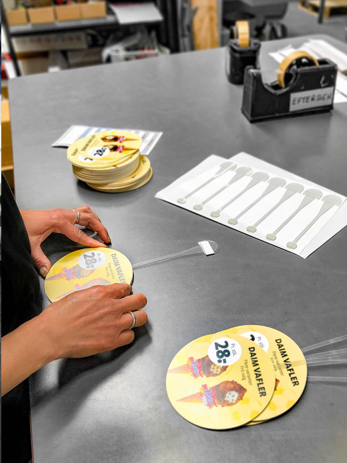 Pakning af kampagnematerialer til smidig kampagneeksekvering for OK Plus