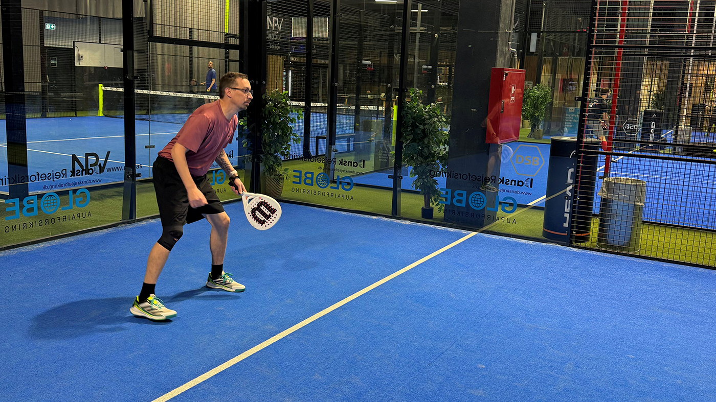 Christian Andersen, Padel med kollegaerne inden arbejdstid