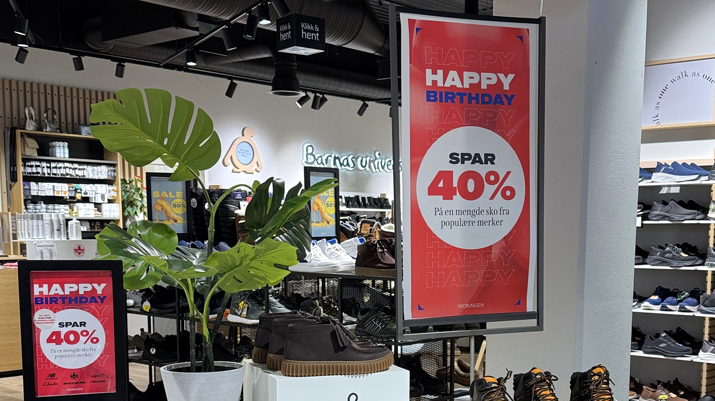 Fødselsdagskampagne for Shoe-d-vision